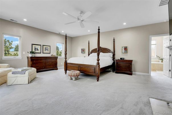 Bedroom, Interior, Recessed Lighting