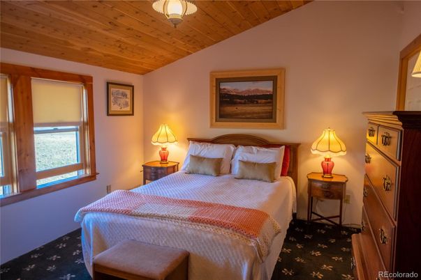 Bedroom, Interior, Wooden Ceilings