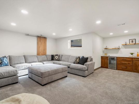 Interior, Living room, Recessed Lighting