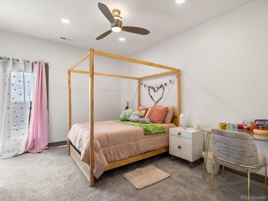 Bedroom, Interior, Recessed Lighting