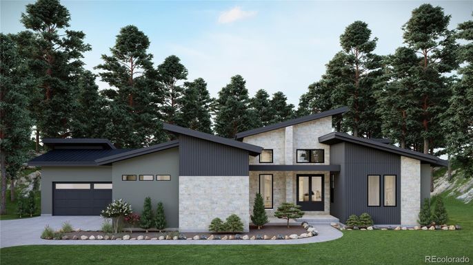 Attached, Backyard, Exterior, Facade, Modern