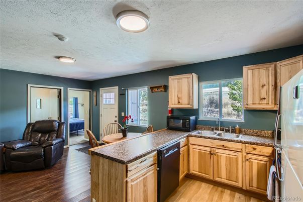 Interior, Kitchen, Wood Texture Flooring