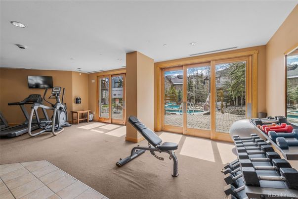 Fitness Equipment, Gym, Interior, Recessed Lighting