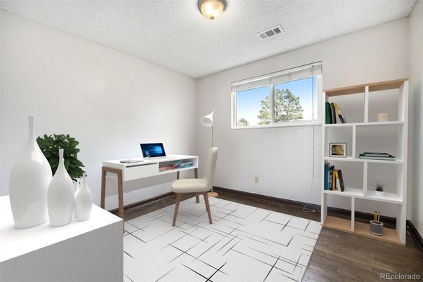 Home Office, Interior, Wood Texture Flooring