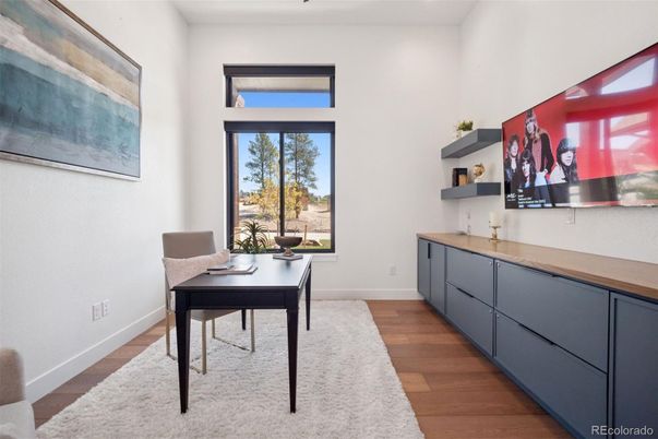 Home Office, Interior, Wood Texture Flooring