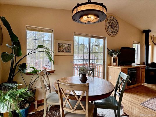 Dining room, Interior, Wood Texture Flooring