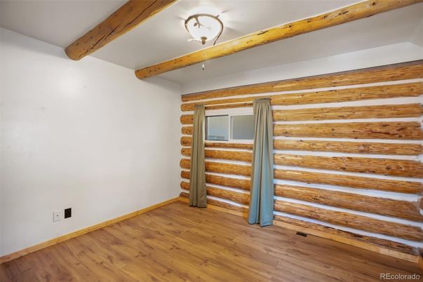 Empty room, Interior, Wooden Beams, Wood Texture Flooring