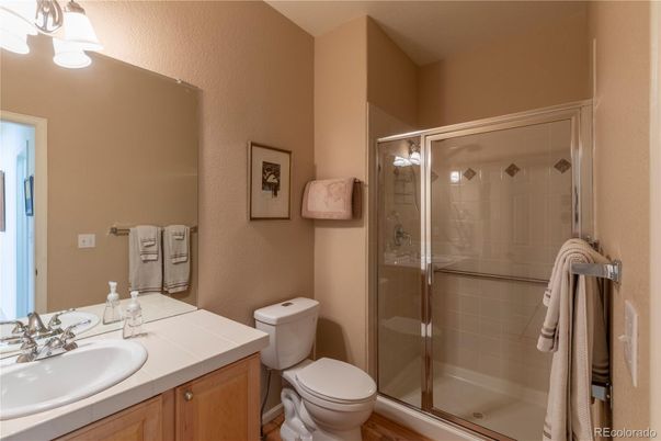 Bathroom, Glass Shower, Interior, Tile Countertops