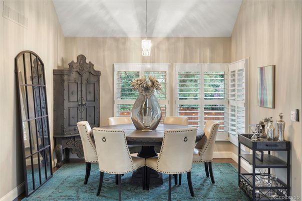 Dining room, Interior, Pendant Lights