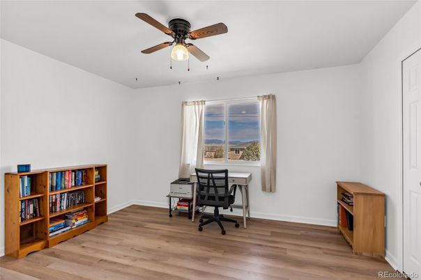 Home Office, Interior, Wood Texture Flooring