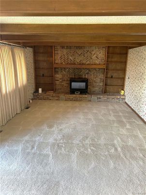 Empty room, Interior, Wooden Beams, Wooden Walls
