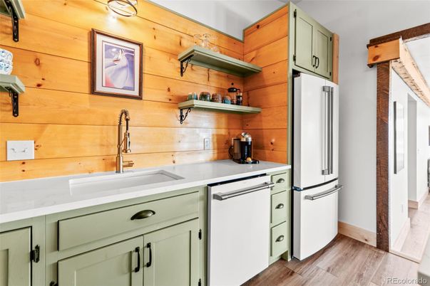 Interior, Kitchen, Wood Texture Flooring