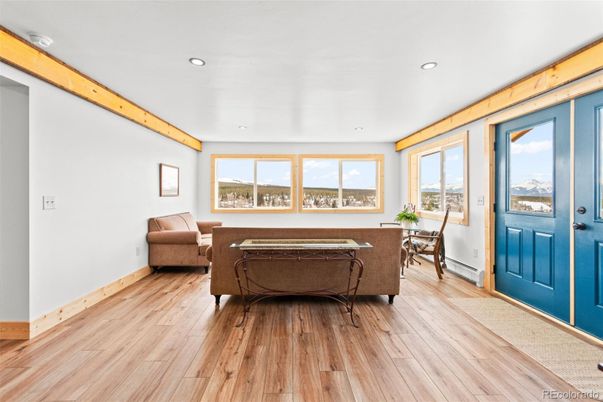 Interior, Recessed Lighting, Wood Texture Flooring