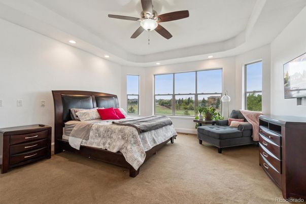 Bedroom, Interior, Recessed Lighting