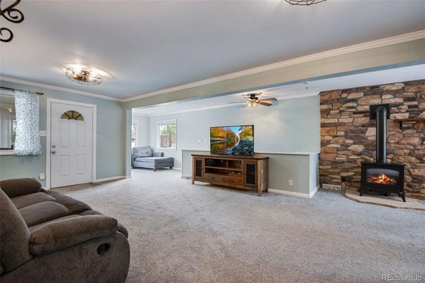 Fireplace, Interior, Living room, Stone Walls