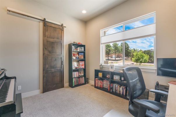 Home Office, Interior, Recessed Lighting