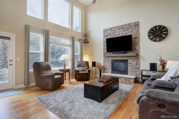 Fireplace, Interior, Living room, Wood Texture Flooring