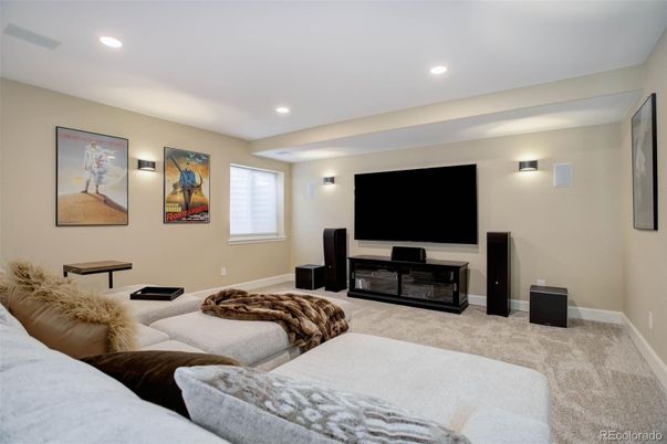 Interior, Living room, Recessed Lighting