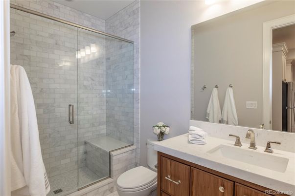 Bathroom, Glass Shower, Interior