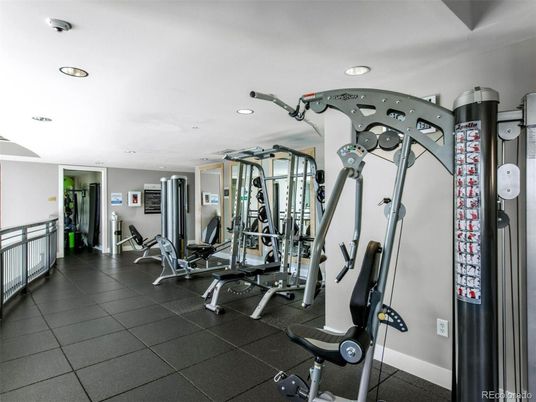 Fitness Equipment, Gym, Interior, Recessed Lighting