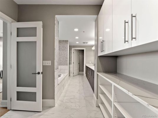 Interior, Kitchen, Marble, Recessed Lighting