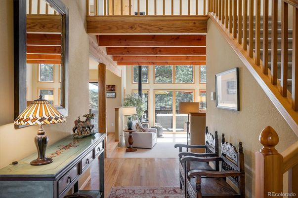 Interior, Wooden Beams, Wood Texture Flooring