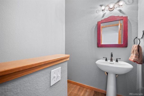 Bathroom, Interior, Wood Texture Flooring