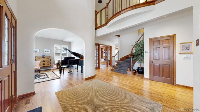 Interior, Piano, Wood Texture Flooring