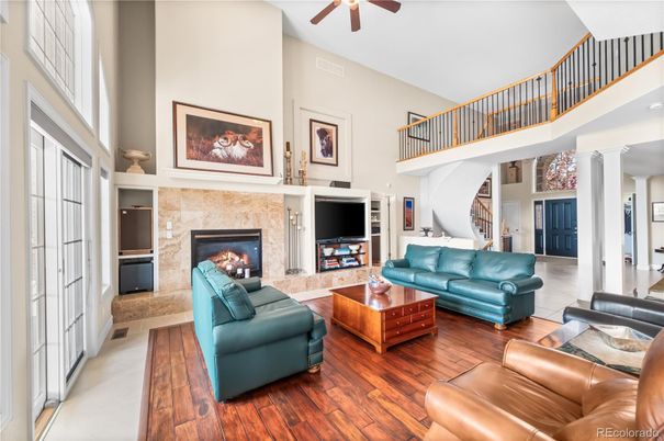 Fireplace, Interior, Living room, Wood Texture Flooring