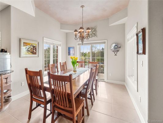 Chandelier, Dining room, Interior
