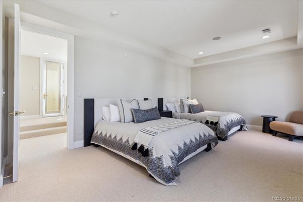 Bedroom, Interior, Recessed Lighting