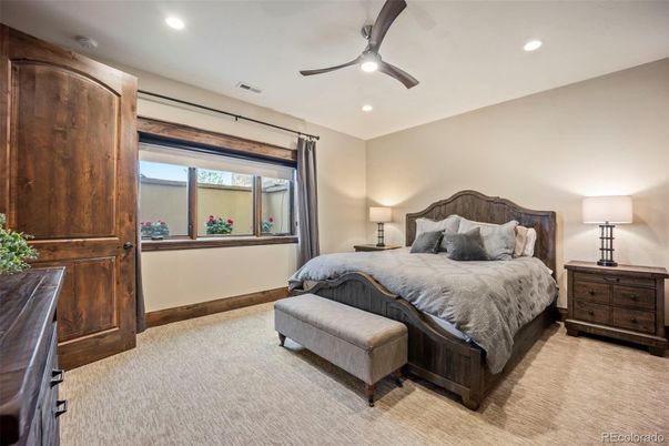 Bedroom, Interior, Recessed Lighting