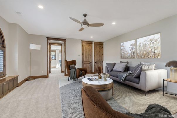 Interior, Living room, Recessed Lighting