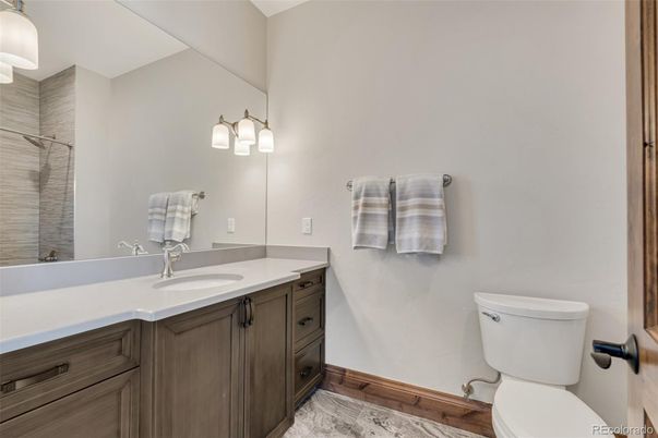 Bathroom, Interior, Wood Texture Flooring