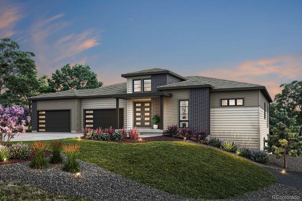 Attached, Exterior, Facade, Brick Facade, Modern