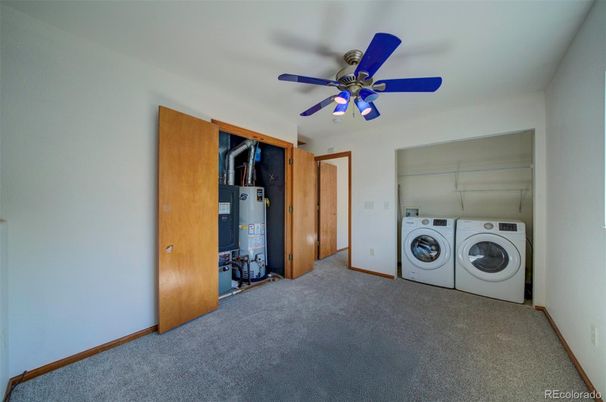 Empty room, Interior, Utility Closets, Washer