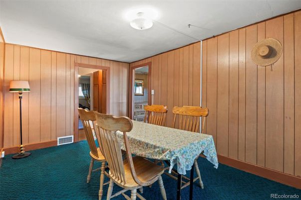 Dining room, Interior, Wooden Walls