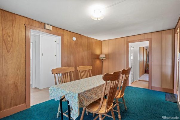 Dining room, Interior, Wooden Walls