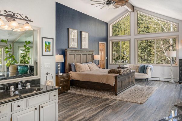 Bedroom, Interior, Wood Texture Flooring
