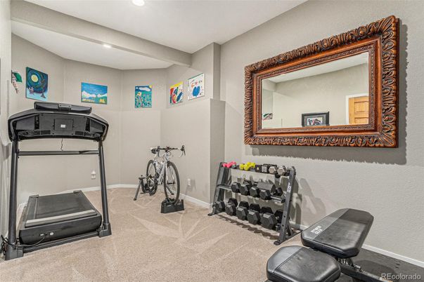 Fitness Equipment, Interior, Recessed Lighting