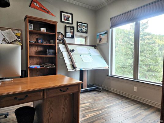 Home Office, Interior, Wood Texture Flooring
