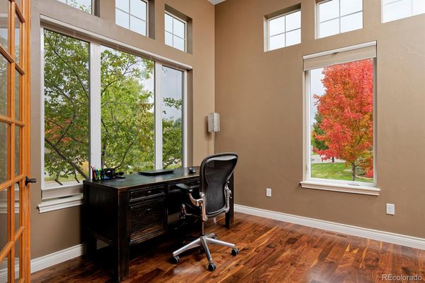 Home Office, Interior, Wood Texture Flooring