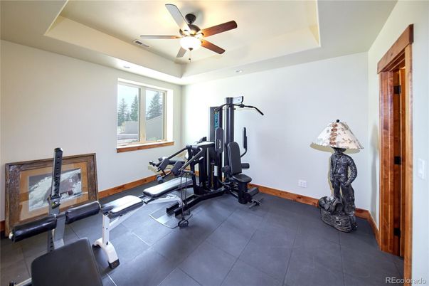 Fitness Equipment, Interior, Recessed Lighting