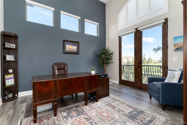 Home Office, Interior, Wood Texture Flooring