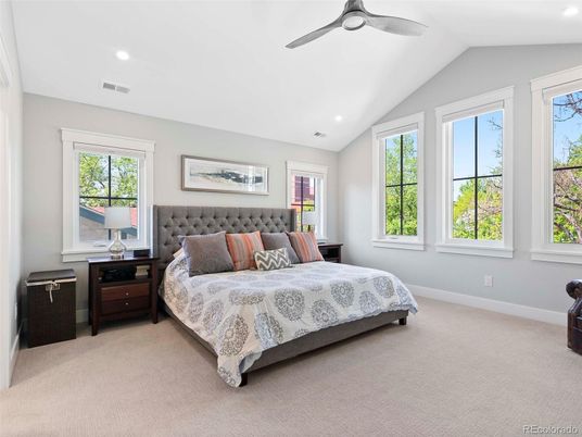 Bedroom, Interior, Recessed Lighting