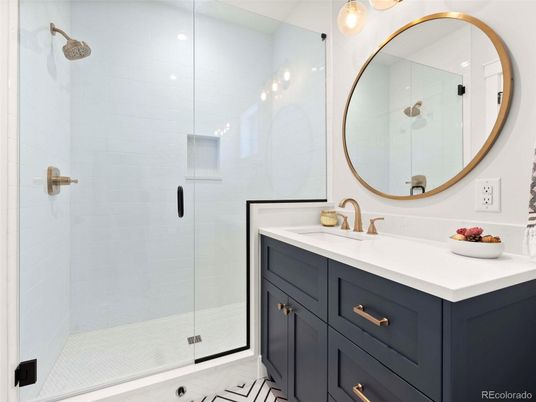 Bathroom, Glass Shower, Interior