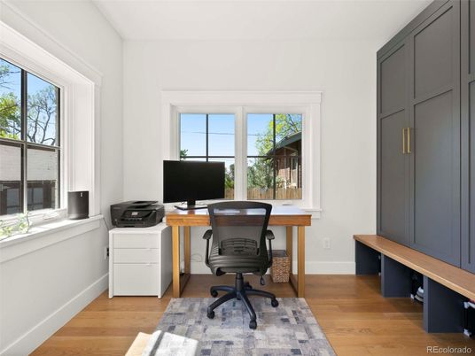 Home Office, Interior, Wood Texture Flooring