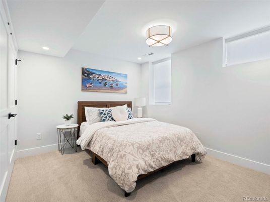 Bedroom, Interior, Recessed Lighting