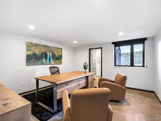 Home Office, Interior, Recessed Lighting