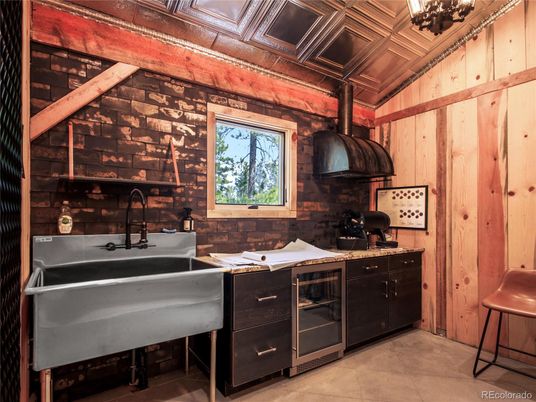 Interior, Kitchen, Wooden Ceilings, Wooden Walls